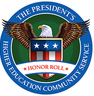 The President's Higher Education Community Service seal